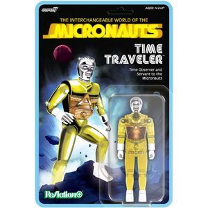 Super7 - Micronauts - ReAction+ Wv3 - Time Traveler (Translucent Yellow)